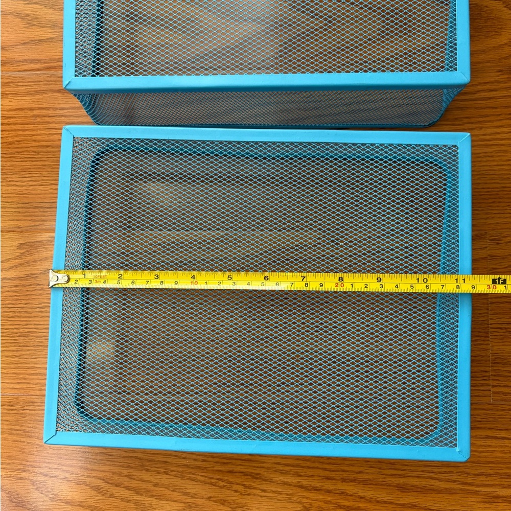 2 Blue Target Mesh Containers - Picture 7 of 9
